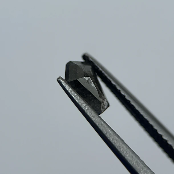 Salt and pepper-0.57ct-7.28x4.31x2.08mm 2