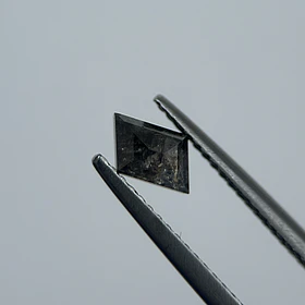 Salt and pepper-0.60ct-7.01x5.15x2.56mm