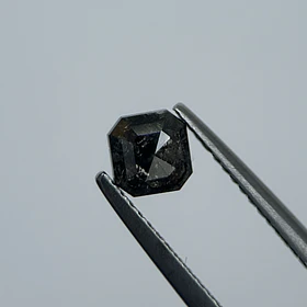 Salt and pepper-0.65ct-5.03x4.86x2.45mm