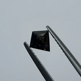Salt and pepper-0.76ct-6.53x6.18x3.25mm