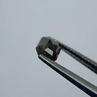 Salt and pepper-0.86ct-5.54x5.14x2.8mm 2