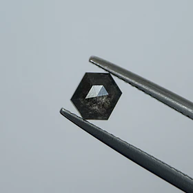 Salt and pepper-0.73ct-5.94x4.82x2.78mm