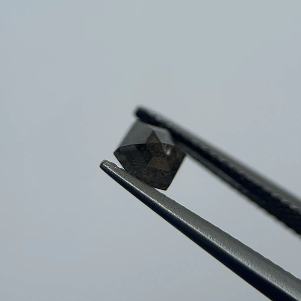 Salt and pepper-0.73ct-5.94x4.82x2.78mm 2