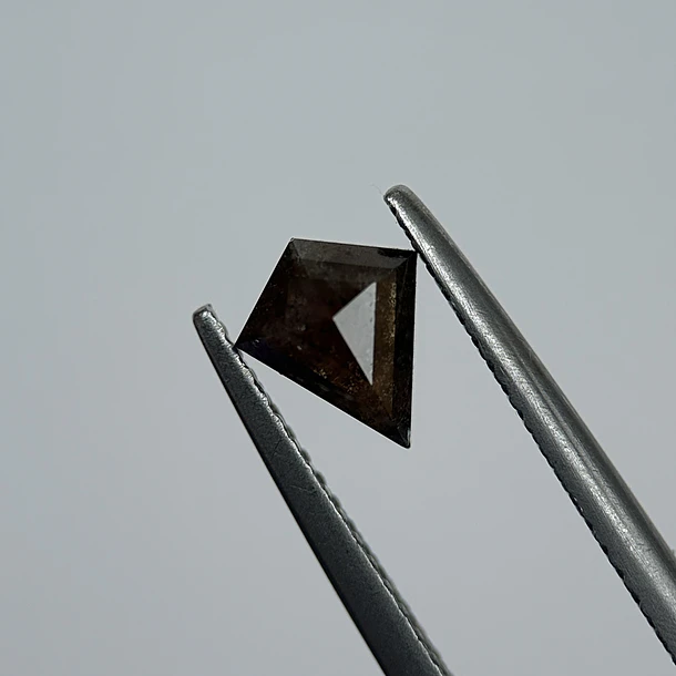 Salt and pepper-0.83ct-7.24x6.21x2.95mm 1
