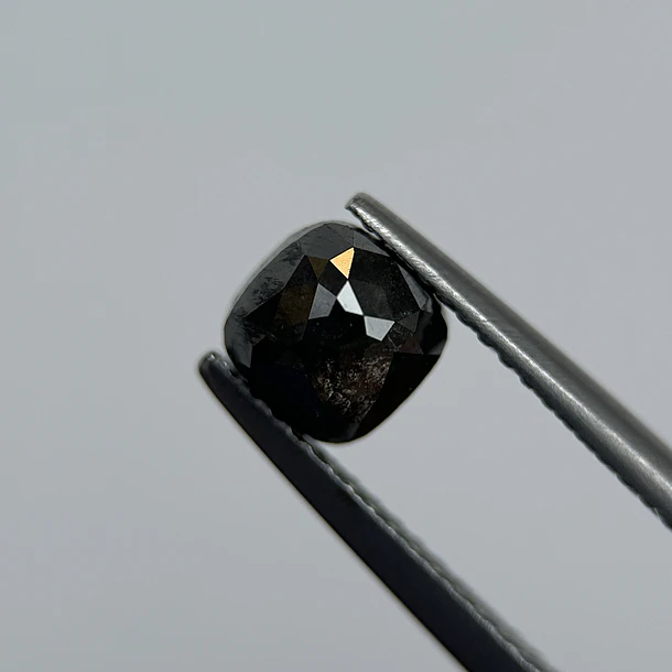 Salt and pepper-1.265ct-5.74x5.60x5.59mm 1
