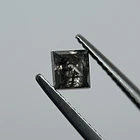 Salt and pepper-0.83ct-4.47x4.26x3.64mm 3