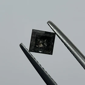 Salt and pepper-0.83ct-4.47x4.26x3.64mm