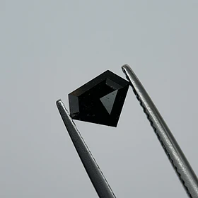 Salt and pepper-0.83ct-7.73x5.91x2.24mm