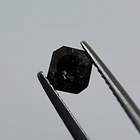 Salt and pepper-0.965ct-5.38x5.05x3.43mm 1