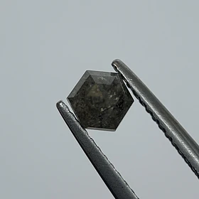 Salt and pepper-0.79ct-4.73x4.76x3.50mm