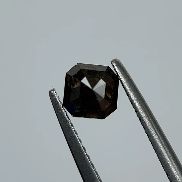 Salt and pepper-0.88ct-5.08x5.04x3.29mm 3