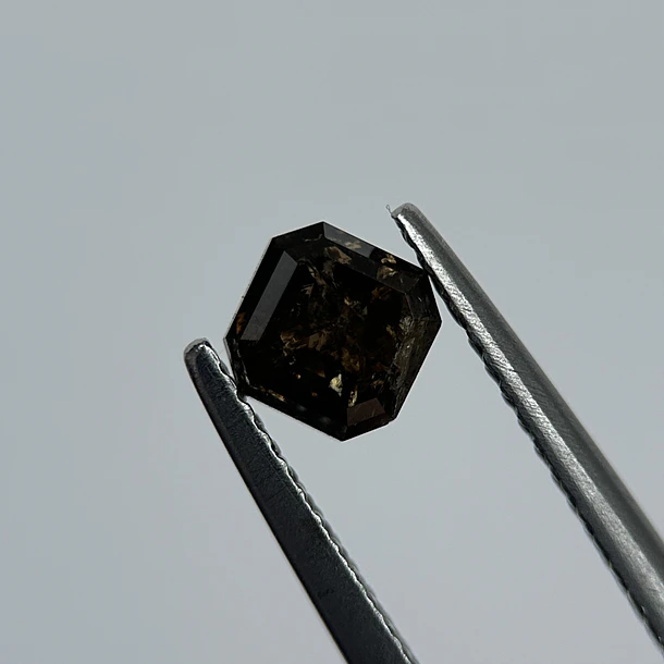 Salt and pepper-0.88ct-5.08x5.04x3.29mm 1