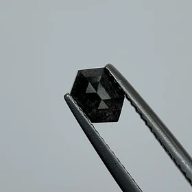 Salt and pepper-1.05ct-6.60x4.47x3.81mm