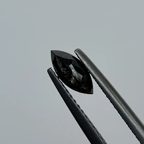 Salt and pepper-0.706ct-8.05x3.66x2.7mm
