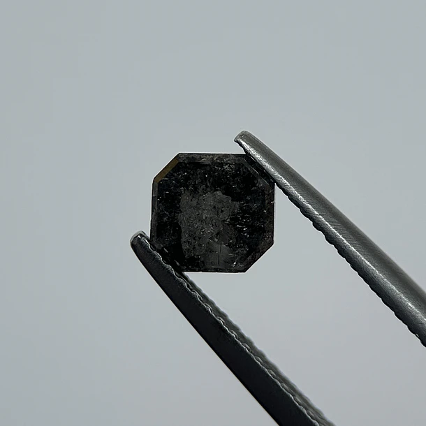 Salt and pepper-1.04ct-5.74x5.55x2.89mm 3