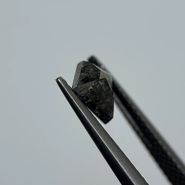 Salt and pepper-1.02ct-7.35x6.25x3.60mm 2