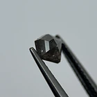 Salt and pepper-0.73ct-6.05x5.43x3.23mm 2