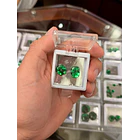 Esmeralda colombiana trapiche-5.81ct-13.2x10mm 2