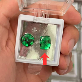 Esmeralda colombiana trapiche-5.81ct-13.2x10mm