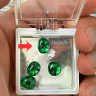 Esmeralda colombiana trapiche-3.30ct-10.8x8.2mm 1
