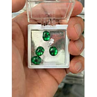 Esmeralda colombiana trapiche-3.40ct-10.1x9mm 4