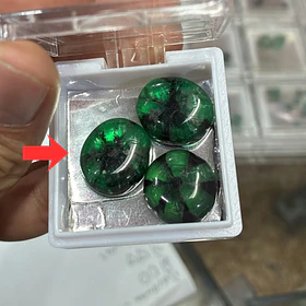 Esmeralda colombiana trapiche-20.72ct-18.3x16mm