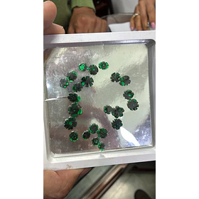 Lote de esmeraldas colombianas trapiche-33.36ct