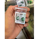 Esmeraldas colombiana trapiche-10.21ct-13.7x13.5mm 4