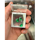 Esmeralda colombiana trapiche-2.14ct-9x10mm 3