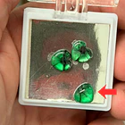 Esmeralda colombiana trapiche-2.14ct-9x10mm 1