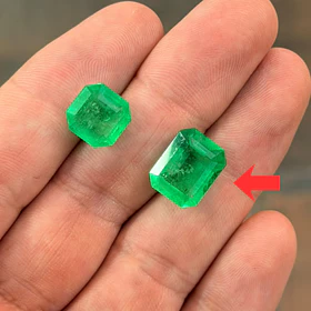 Esmeralda colombiana-7.72ct-14x11.3mm