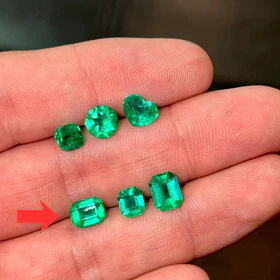 Esmeralda colombiana-1.75ct-7.8x6.1mm