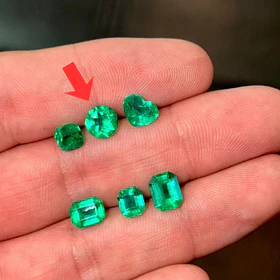 Esmeralda colombiana-1.34ct-7.2mm