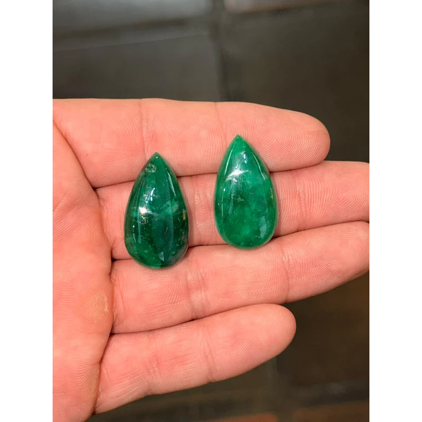 Esmeralda colombiana-25ct-30x16.9mm 2