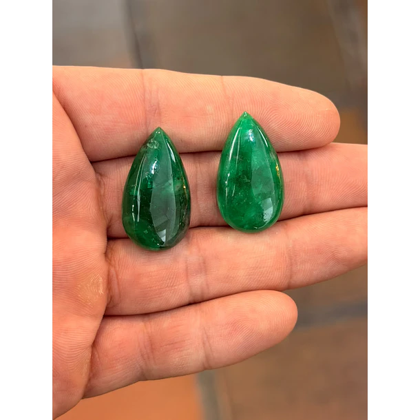 Esmeralda colombiana-25ct-30x16.9mm 3