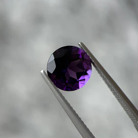 Amatista morada-2.64ct-9.1mm