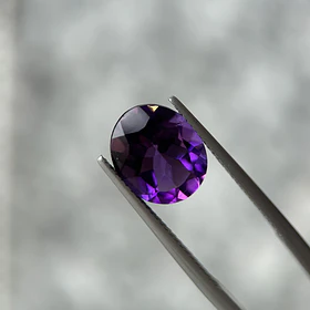 Amatista morada-4.10ct-11.8x9.7x6.3mm