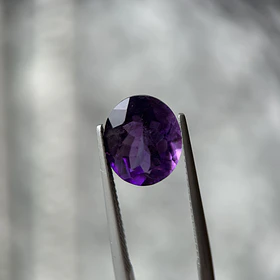 Amatista morada-4.23ct-11.9x9.9x6mm