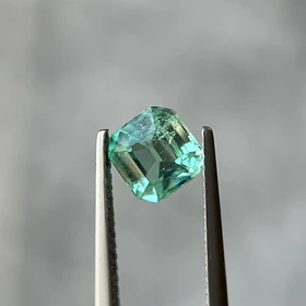 Esmeralda colombiana-1.17ct-6.38x6.30x4.1mm