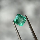 Esmeralda colombiana CDTEC-1.29ct-6.59x6.23x4.23mm 1