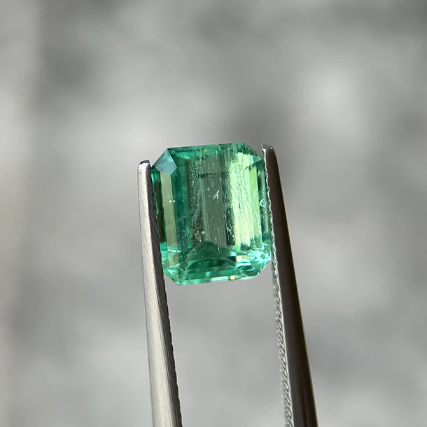 Esmeralda colombiana CDTEC-2.77ct-8.72x7.13x5.78mm 1