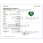 Esmeralda colombiana CEI-1.55ct-7.07x8.35x4.83mm 4
