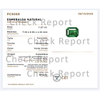 Esmeralda colombiana CEI-1.21ct-7.39x5.90x4.30mm 3