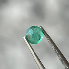 Esmeralda colombiana CEI-0.74ct-6.02x6.01x3.81mm 3