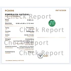 Esmeralda colombiana CEI-0.62ct-6.08x6.06x3.10mm 4