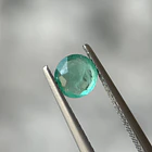 Esmeralda colombiana CEI-0.62ct-6.08x6.06x3.10mm 3