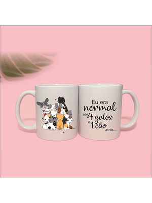 Eu era normal até 4 gatos e 1 cão atrás