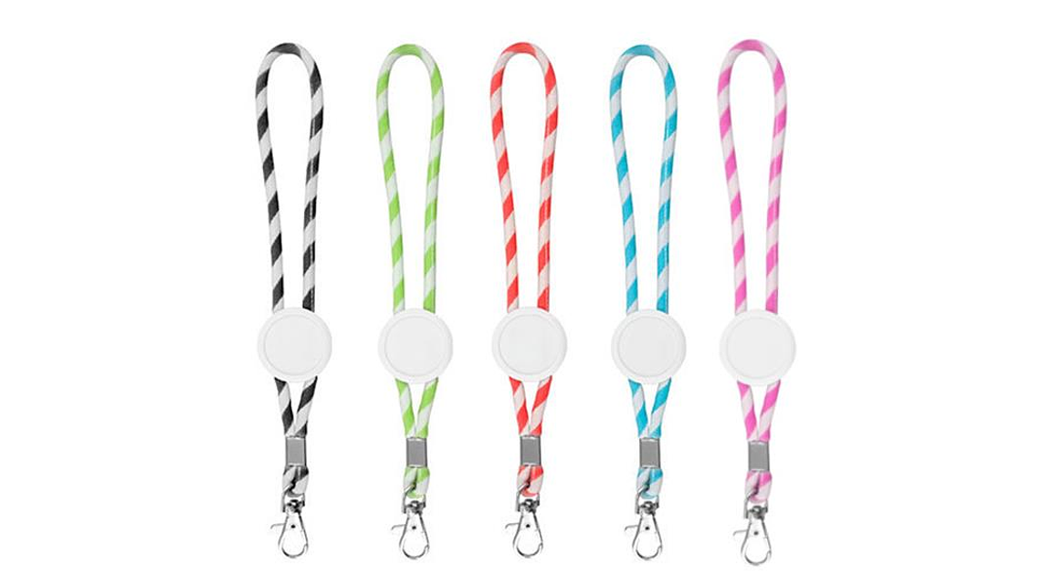 Porta-chaves e lanyard tubular 1