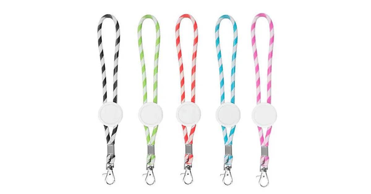 Porta-chaves e lanyard tubular
