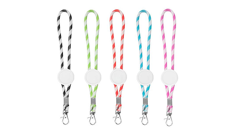 Porta-chaves e lanyard tubular 1